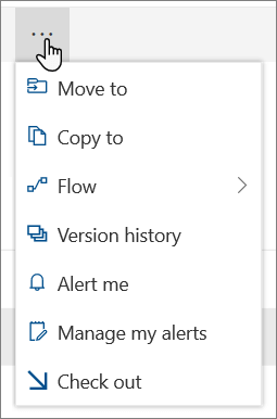 The Move to and Copy to menu options in the top navigation for SharePoint Online when files or folders are selected