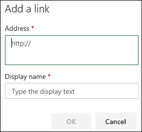 Add a link to the left-hand menu