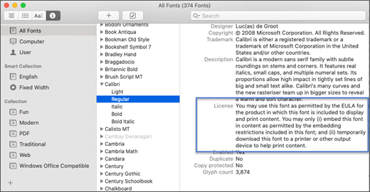 embedded fonts for mac powerpoint