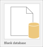 Icon of a blank database