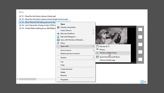 Generator Werkloos Patriottisch How to play MP4 files in Windows 10 - Microsoft Support