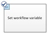 Set workflow variable