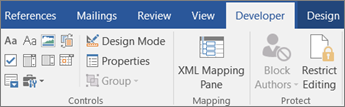 On the Developer tab, in the Controls group, click Properties