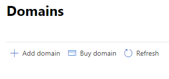 Select Buy domain