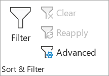Filter Advanced