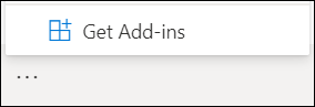 Buttons for ellipses and Get Add-ins.