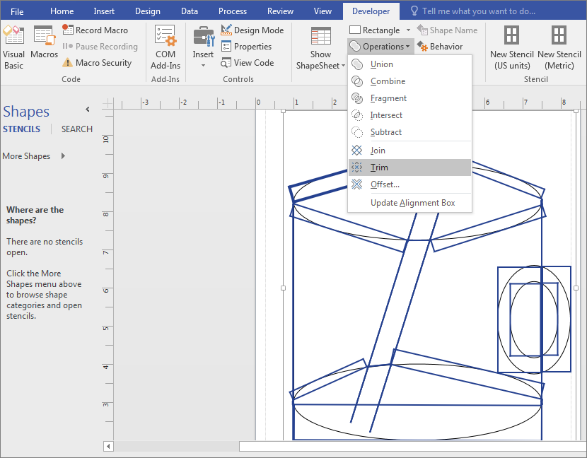 How To Draw A Line In Visio