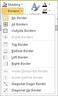 Add, change, or remove borders - PowerPoint