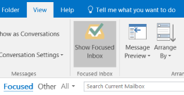Outlook Focused Inbox feature