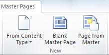 Adding pages to SharePoint Designer 2010