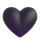 Teams black heart emoji