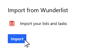 第 2 步：转到Microsoft To Do设置，然后选择导入奇妙清单