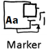 The Marker theme is not supported in Visio for the web.