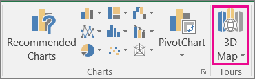 Excel 3D Map option