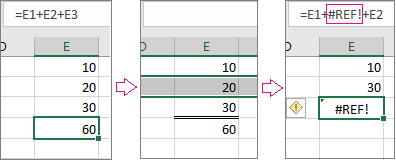 Correct a #REF! error in Excel - Excel