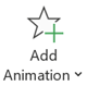 The Add Animation button.