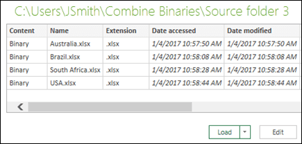 Combine Binary file dialog with files to be combined