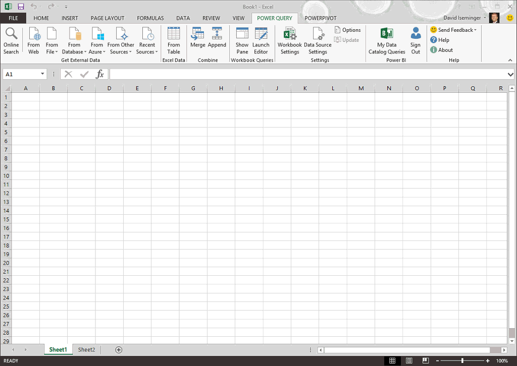 Data Sources in Power Query