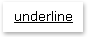 Text with underline formatting