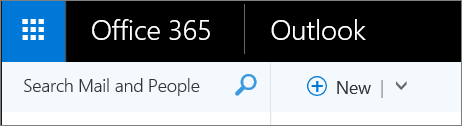 This is what the Outlook web ribbon looks like.
