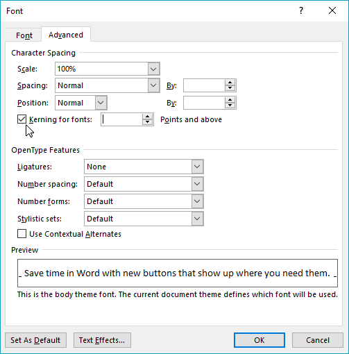 Change The Spaces Between Text Office Support