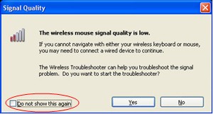 liner Mediator Energize Your wireless mouse or keyboard does not respond or you receive a “The  wireless <device name> signal quality is low” error message