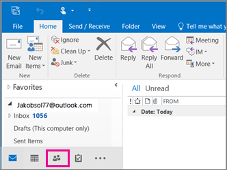 importowanie kontaktów w programie Outlook