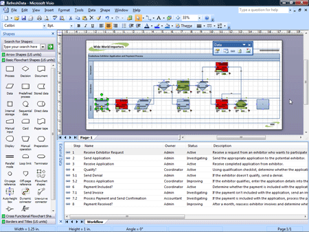 external data window