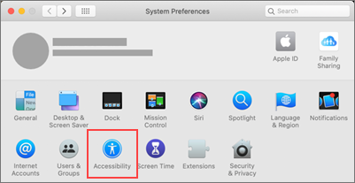 Select Accessibility