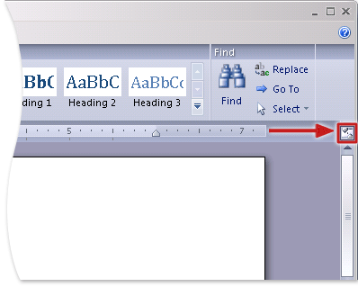 how to view side ruler in word
