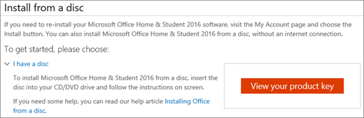 microsoft word home and student 2016 disc