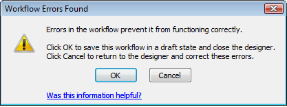 Troubleshoot workflow errors - SharePoint