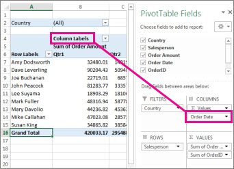 What is a numeric label in Excel?