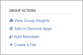 View Group Insights link