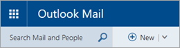 Outlook Mail menu bar