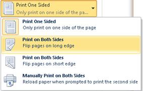 Geroosterd vervoer opwinding Print on both sides of the paper (duplex printing) in Word - Microsoft  Support