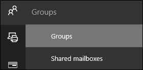 In the admin center preview choose Groups and then Groups