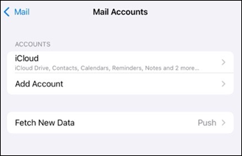 Outlook mobile mail app add account on iOS