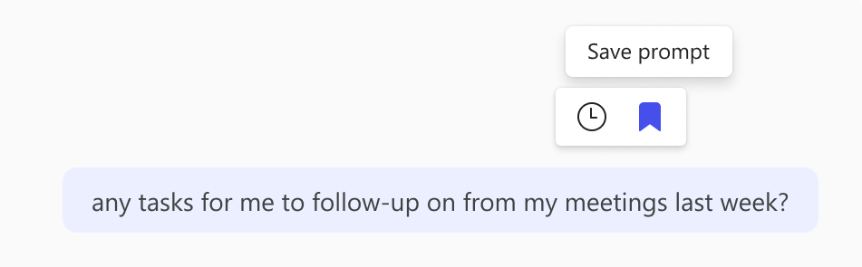 Screenshot of how to save a prompt.