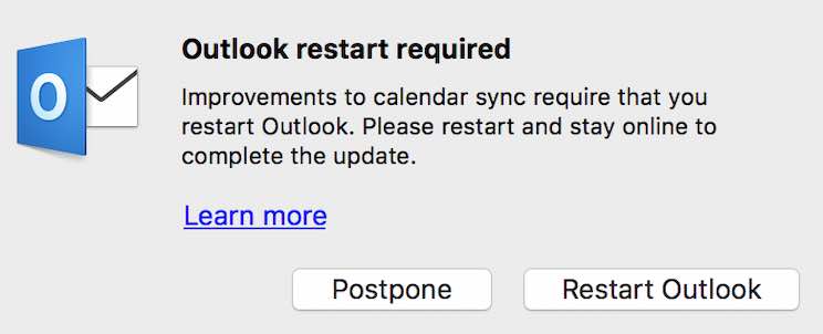 outlook for mac is missing