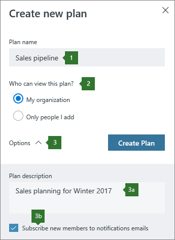   Create a plan in Microsoft Planner   Create a plan in Microsoft Planner           