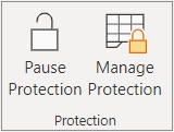 Pausing sheet protection