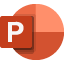 Select this icon to open PowerPoint Online