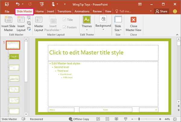 Copy And Paste A Slide Master From One Presentation To Another PowerPoint