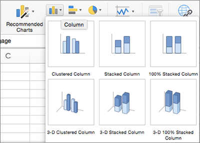 Create a chart in Excel for Mac - Excel for Mac