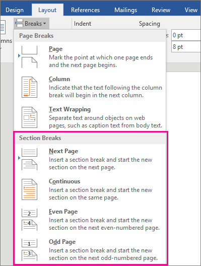 How To Insert Page Breaks In Word Dascj