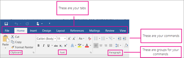 Microsoft Office Tutorials: Customize the ribbon in office