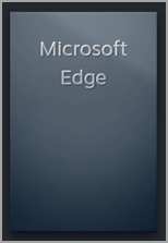 The Microsoft Edge blank capsule in the Steam Library.