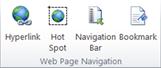 Web page navigation group in Publisher 2010