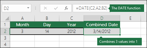 DATE function Example 2